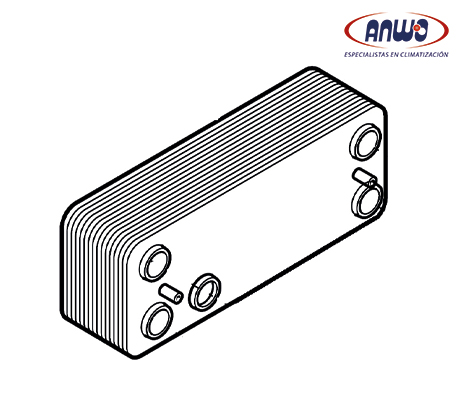 INTERCAMBIADOR A/A PRIME HT 330 - 22 PLACAS